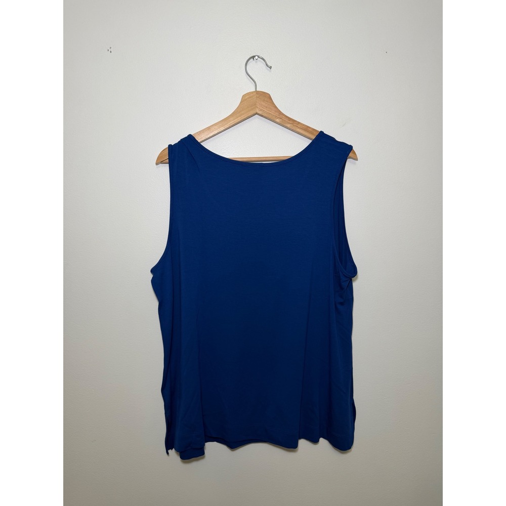 J.Jill Wearever A-Line Tank – Blue Diamond – Size XL – NWT - Picture 3 of 3